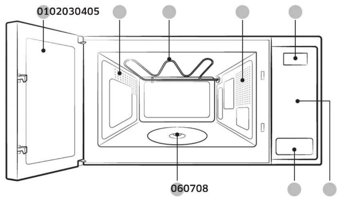 SAMSUNG MG40J5133AT - Accessoires fournis - 1