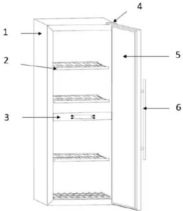 LA SOMMELIERE SLS48.2Z - 2.DESCRIPTION OF THE APPLIANCE - 1