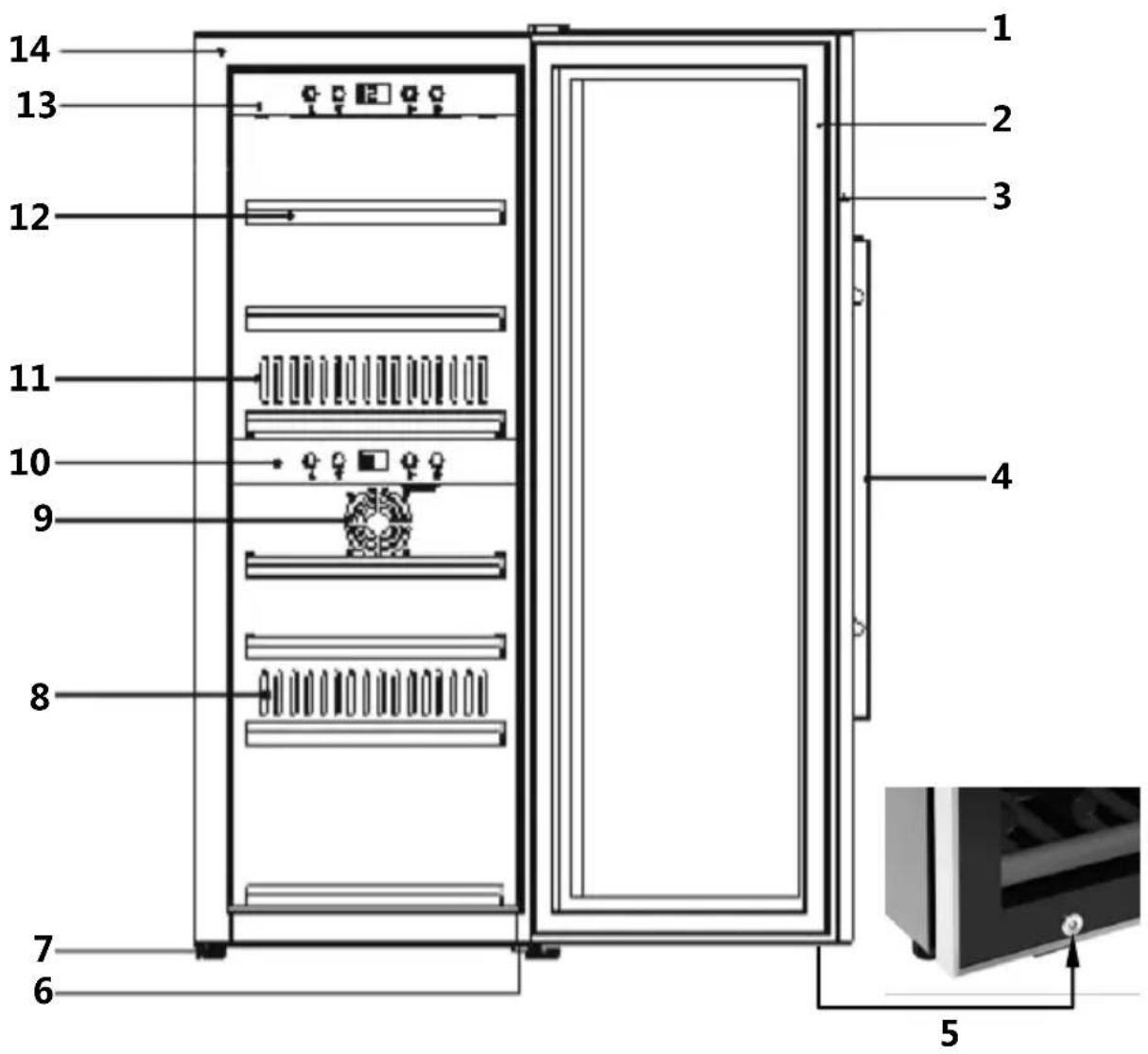 BARTSCHER 2Z 38FL - Aperçu des composants - 1