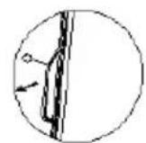 BARTSCHER 2Z 126FL - Fissaggio della maniglia - 1