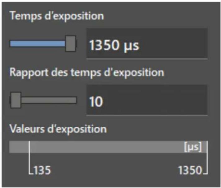 IFM O3X120 - Régler le temps d'exposition - 2