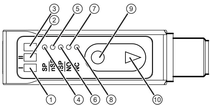 IFM OMH551 - Operating and display elements - 1