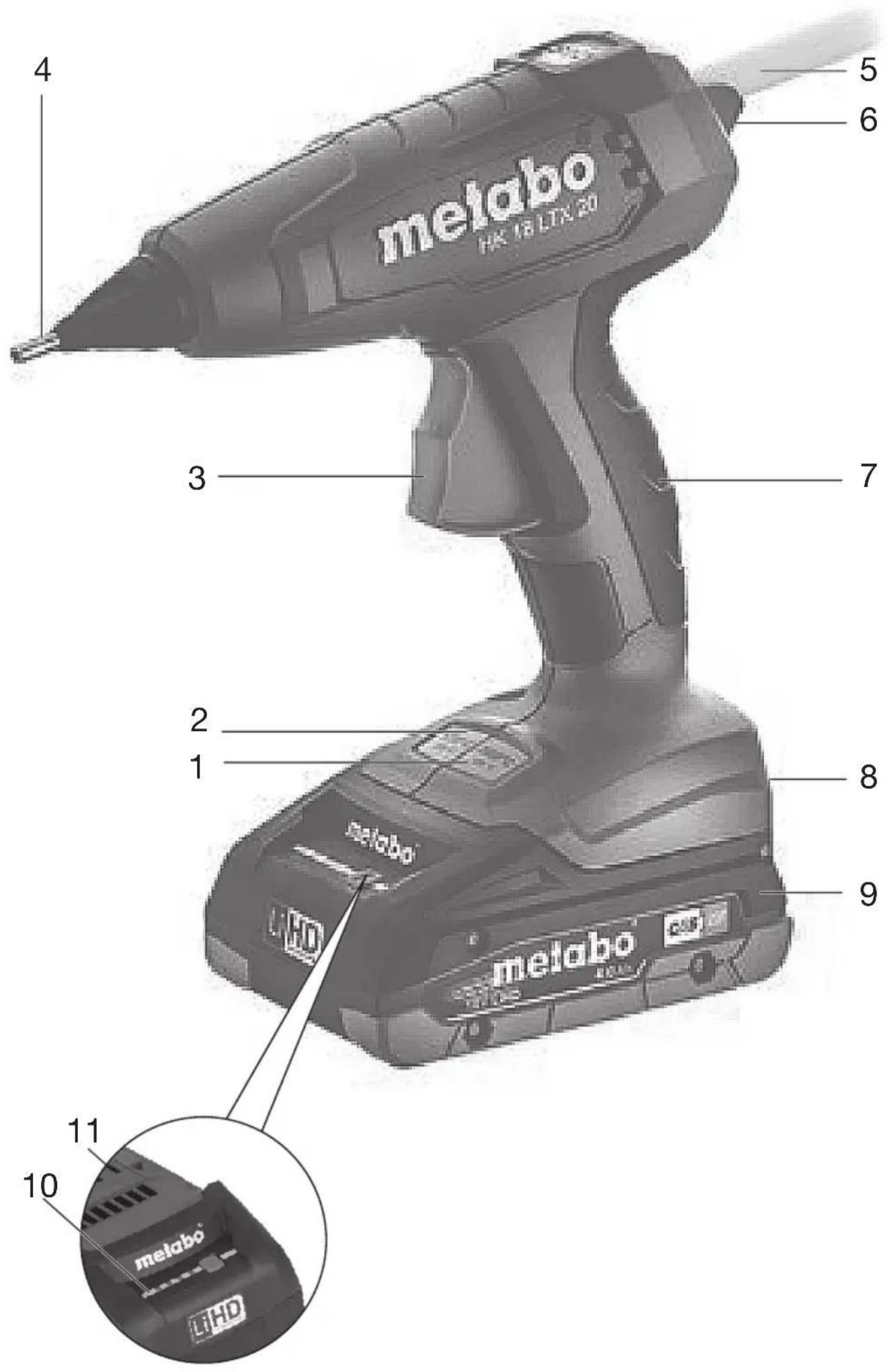 METABO HK 18 LTX 20 - 1