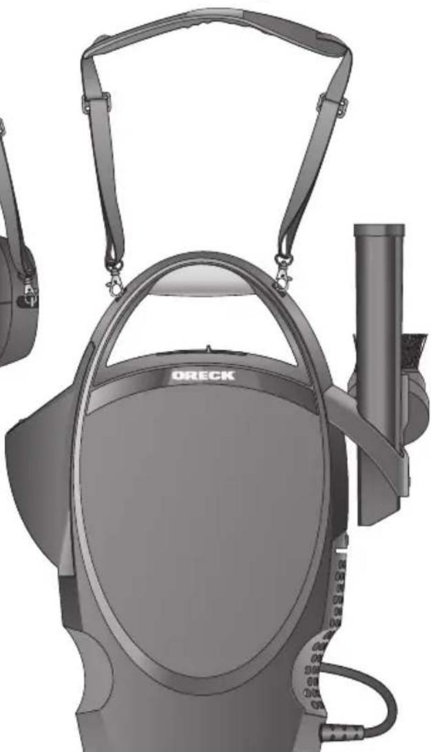 Oreck Elevate Command Power Team UK30200COM - Fixation de la bandoulière réglable - 3