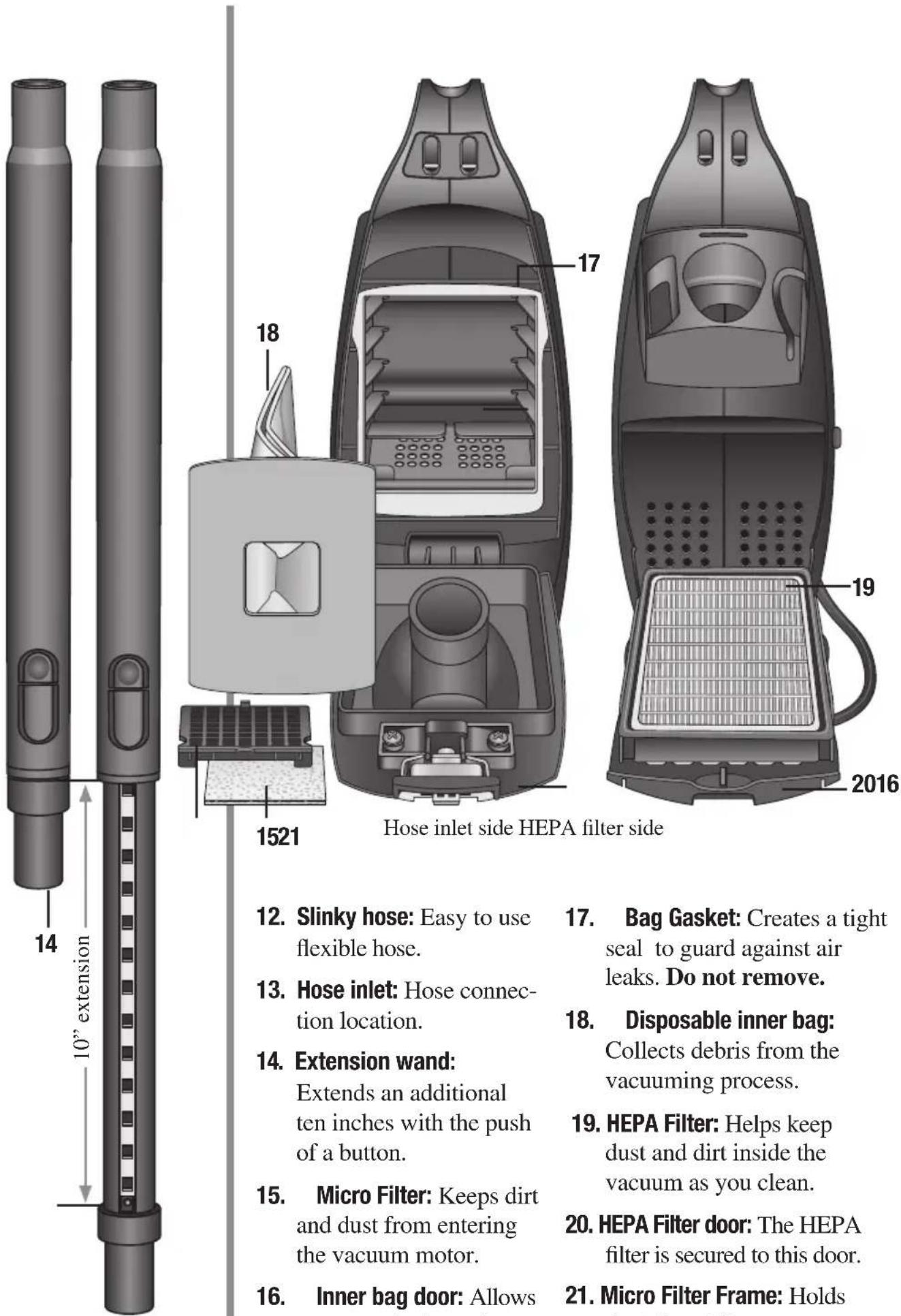 Oreck Elevate Command Power Team UK30200COM - For household use only - 2