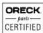 Oreck Air Response - PIÈCES CERTIFIÉES - 1