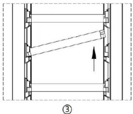 ELICA EBS51SS1 - Comment retirer les étagères - 3