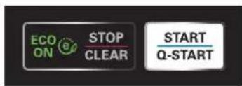 ECO ON STOP CLEAR START Q-START