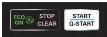 ECO ON STOP CLEAR START Q-START