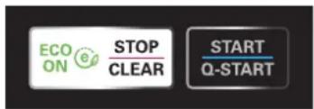 ECO ON STOP CLEAR START Q-START