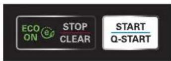 ECO ON STOP CLEAR START Q-START