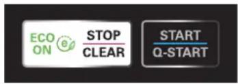 ECO ON STOP CLEAR START Q-START