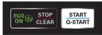 ECO ON STOP CLEAR START Q-START