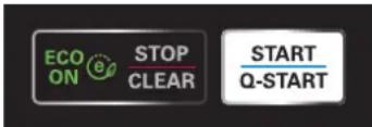 ECO ON STOP CLEAR START Q-START