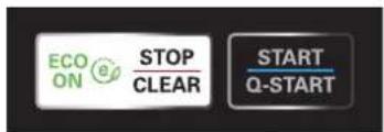 ECO ON STOP CLEAR START Q-START