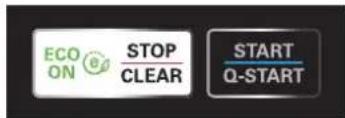 ECO ON STOP CLEAR START Q-START