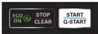 ECO ON STOP CLEAR START Q-START