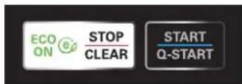 ECO ON STOP CLEAR START Q-START