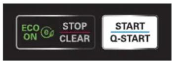 ECO ON STOP CLEAR START Q-START