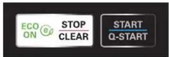 ECO ON STOP CLEAR START Q-START