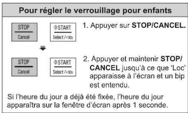 LG MH8265DIS - SECURITE ENFANTS - 1