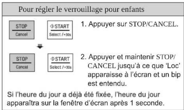 LG MH6535GISW - SÉCURITÉ ENFANTS - 1