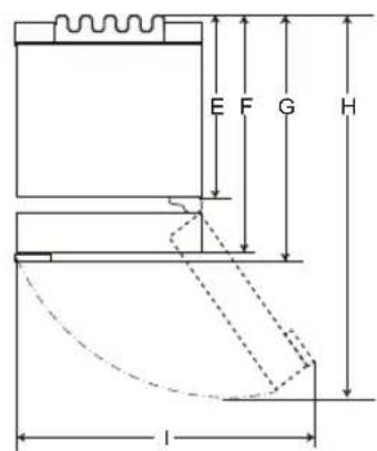 LG GBB72MCVCN1 - Dimensões e distâncias - 2