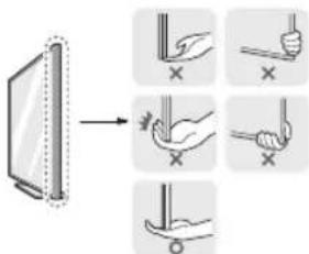 LG 32LM630BPVB - Soulever et déplacer la TV - 2