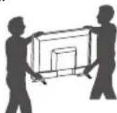 LG 32LM630BPVB - Soulever et déplacer la TV - 3