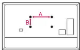 LG 32LM630BPVB - Suporte de montagem na parede - 1