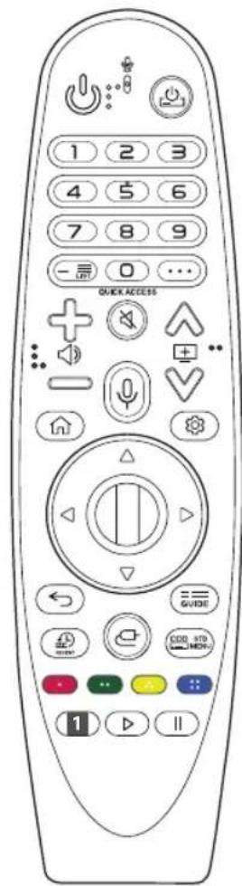 LG 32LM630BPVB - Utilizar o Comando Magic - 2