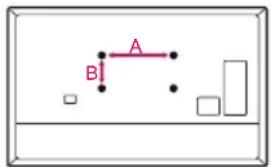 LG 32LM630BPVB - Support de fixation murale - 1