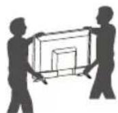 LG 32LM630BPVB - Lifting and moving the TV Mounting on the Table - 3