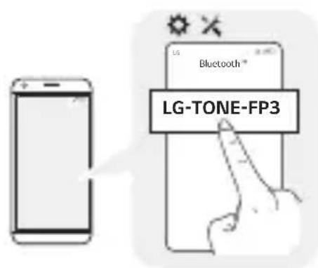 LG TONE Free FP3 - Vinculación rápida - 2