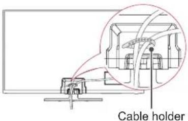 LG 60PN6506 - Tidying cables - 3