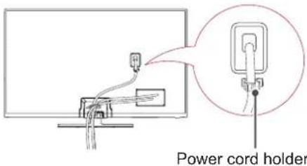LG 60PN6506 - Tidying cables - 2