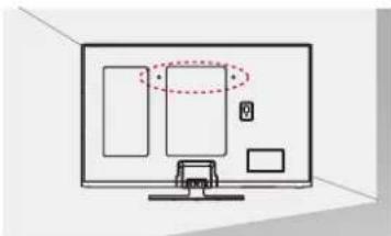 LG 60PN6506 - Securing the TV to a wall - 1