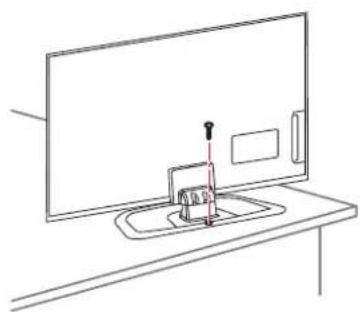 LG 60PN6506 - Fixar a TV numa mesa - 1