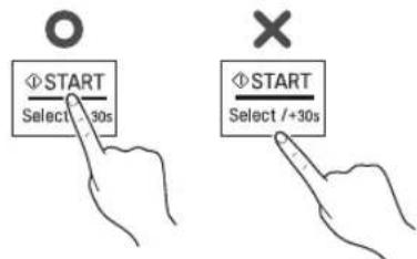 START Select /+30s START Select /+30s