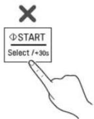 ΦSTART Select /+30s