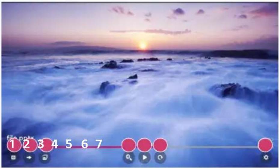 LG ProBeam BU53PST - Navigation dans la visionneuse de fichiers - 1