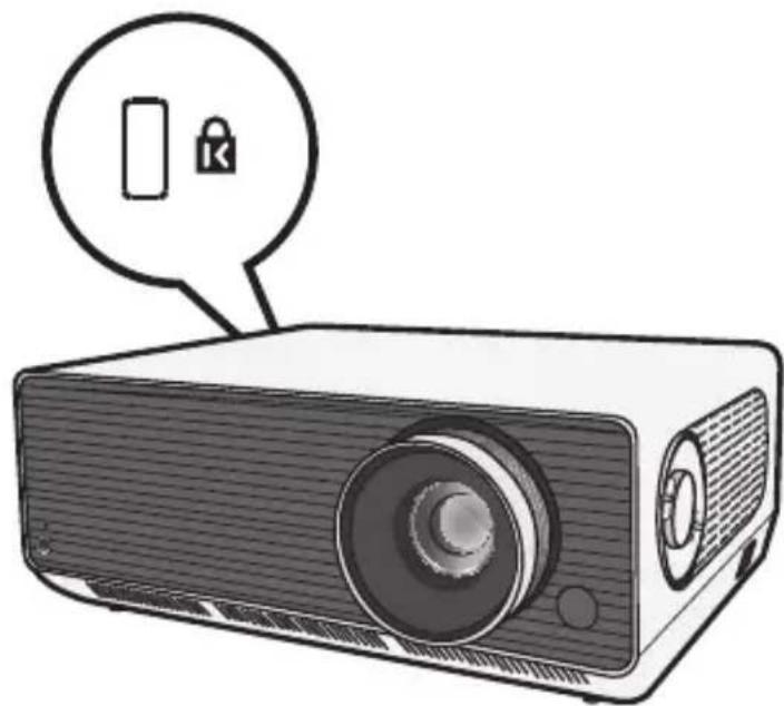 LG ProBeam BU53PST - Système de sécurité Kensington - 1