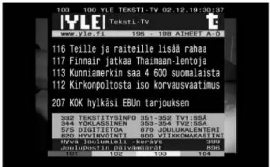 LG HRX570 - Utilisation du télétexte (affichage du télétexte) - 1
