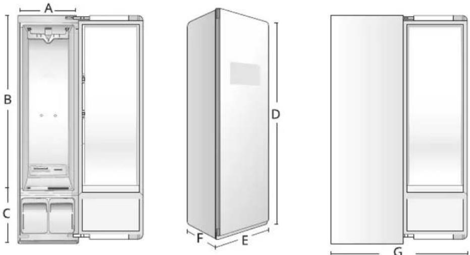 LG S3CW - Dimensions - 1