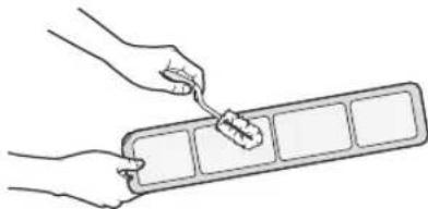 LG S3CW - Vérification du filtre à charpie - 2