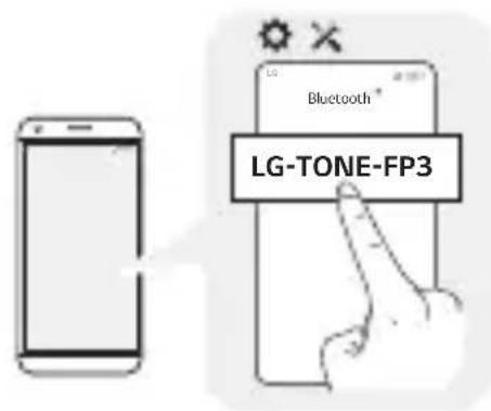 LG Tone Free TONEDFP3W - Appairage rapide - 2