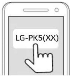 LG PK5W - Jumelage avec deux appareils - 2