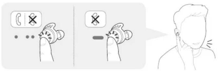 LG Tone Free Fit TONEDTF7Q - Recevoir un appel téléphonique - 1