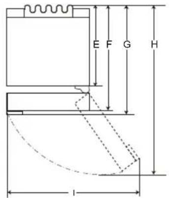 LG GBB61BLHEC - Dimensioni e distance - 2