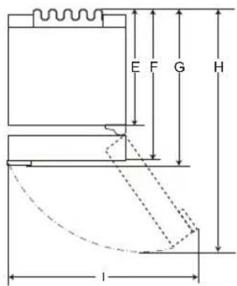 LG GBB61BLHEC - Mitat ja vapaa tila - 2